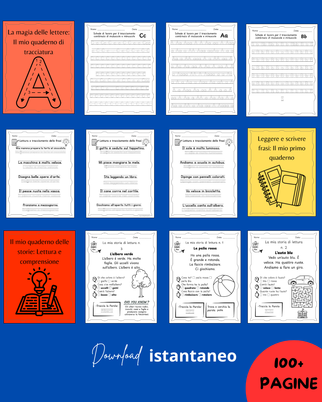 Imparo a leggere e scrivere: Guida pratica per bambini