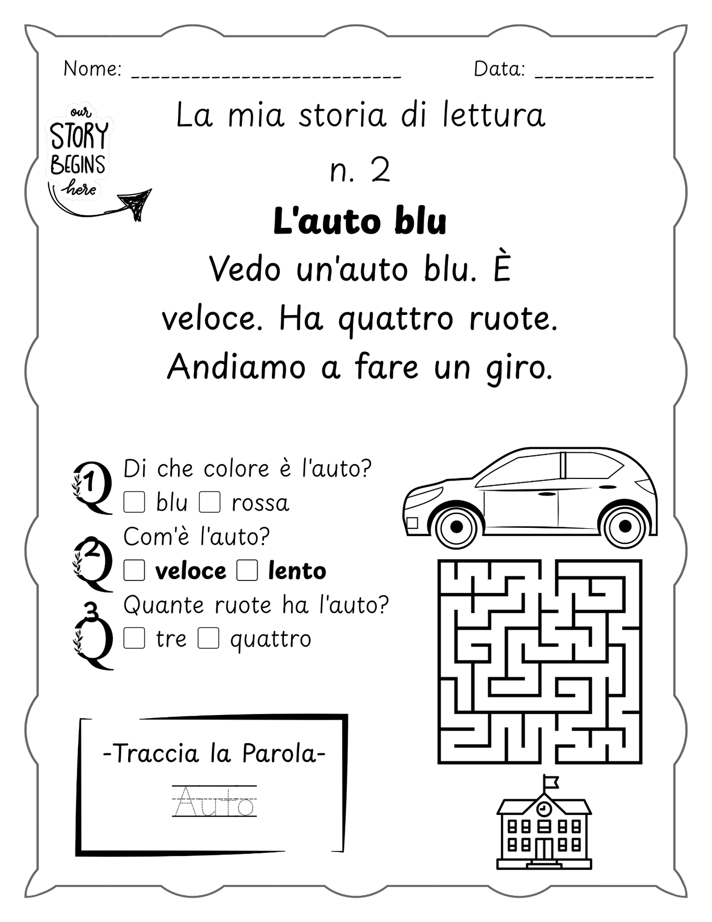 Imparo a leggere e scrivere: Guida pratica per bambini