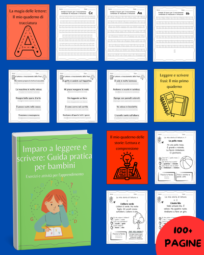 Imparo a leggere e scrivere: Guida pratica per bambini