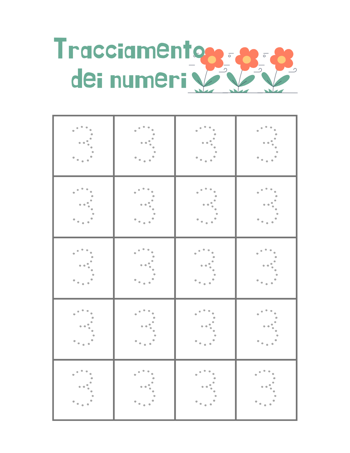 I numeri in un lampo: Schede didattiche per l'apprendimento