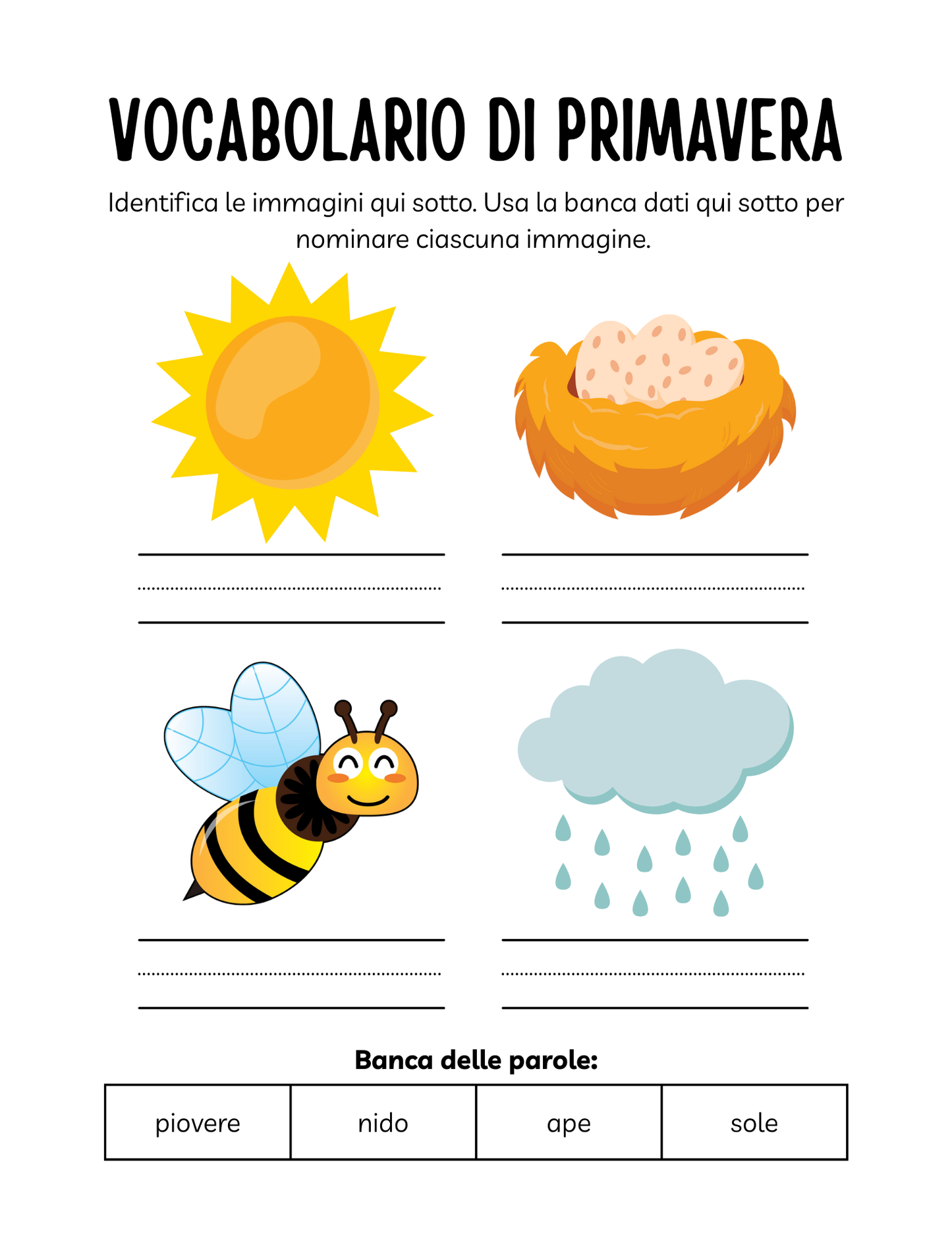 Quaderno di Lavoro di Primavera: L'Apprendimento sboccia con la Natura