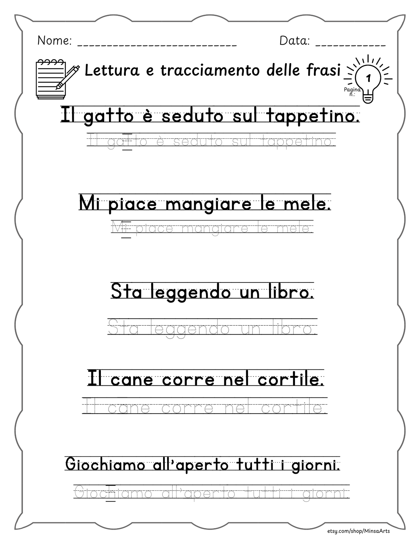 Imparo a leggere e scrivere: Guida pratica per bambini