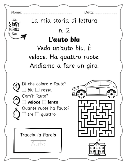 Imparo a leggere e scrivere: Guida pratica per bambini