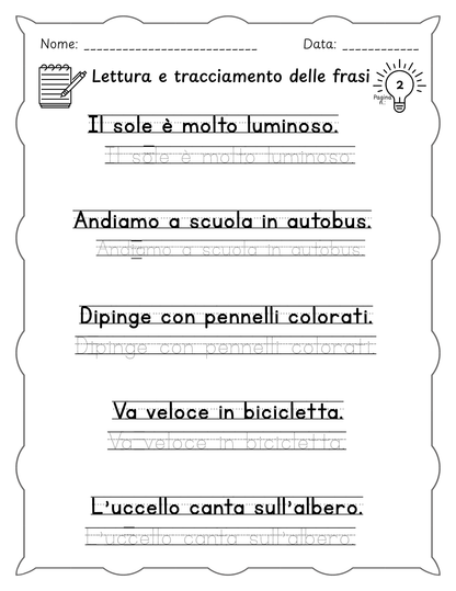 Imparo a leggere e scrivere: Guida pratica per bambini