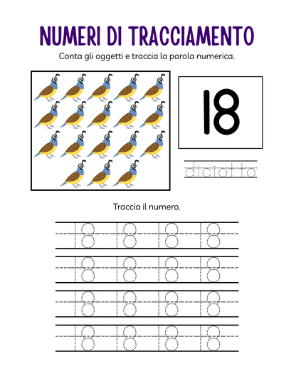 Quaderno di Numeri per Asilo Nido: Un'Avventura Didattica per Imparare a Contare
