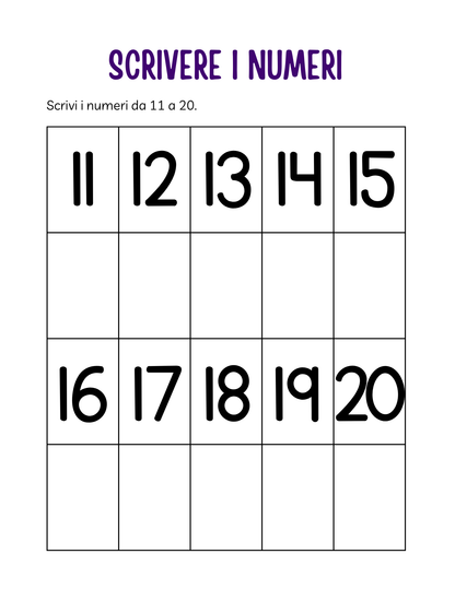 Quaderno di Numeri per Asilo Nido: Un'Avventura Didattica per Imparare a Contare